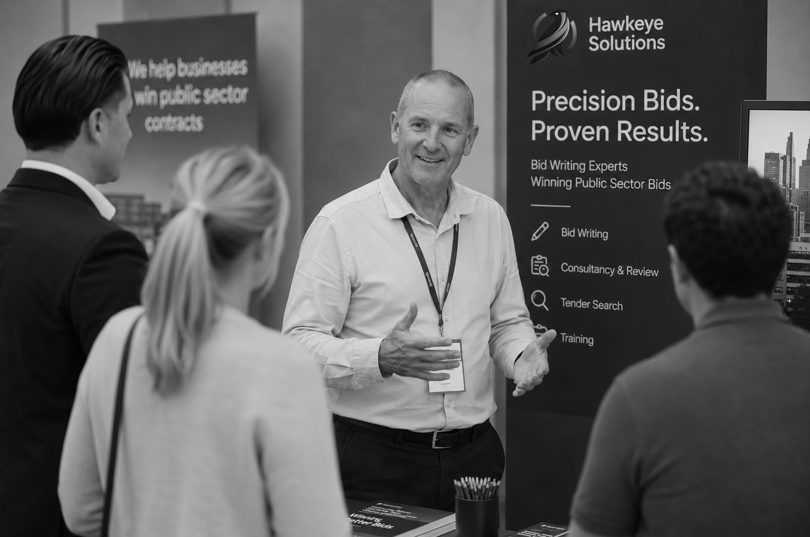 Philip Pitt at an industry procurement event